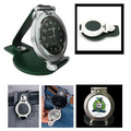 Green Quartz Movement Belt Watch W/ Leather Holder